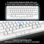 HHKB - Happy Hacking Keyboard Studio (Wireless, Bluetooth, Wired, USB, Silent, Mac, Windows, Snow, Printed)