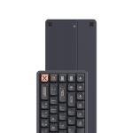 IQUNIX Magi65 Low Profile Mechanical Keyboard Wireless 65% Keyboard Ultra Slim for Creamy Typing, Hot Swappable, RGB Backlit, PBT Keycaps, Aluminum Case, BT/2.4G/USB-C, for Mac/Windows (Shadow Black)