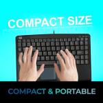 ADESSO AKB-410UB - SlimTouch Mini USB Keyboard with Built-in Touchpad (10)