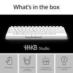 HHKB - Happy Hacking Keyboard Studio (Wireless, Bluetooth, Wired, USB, Silent, Mac, Windows, Snow, Printed)