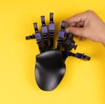 AZERON Gaming Keypad, Programmable One Handed Gaming Keyboard, with Hall Effect Analog and 30 Programmable Keys, 3D Printed Customized Keypad, for Righties (Galaxy Purple, Cyborg ll Compact)