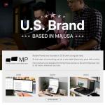 MP Mobile Pixels Tetra Keyboard with 8" Touchscreen, Customizable Hotkeys Wireless Ergonomic Keyboards, 3 Modular Layouts, Bluetooth Connectivity, USB-C Charging, Portable Keyboard for Windows/Mac