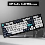 Keychron Q5 Max 96% Layout Full-Metal Custom Wireless Mechanical Keyboard with Knob, QMK/VIA Programmable 1000Hz 2.4 GHz/Bluetooth/Wired RGB Backlit for Mac Windows, Gateron Brown Switch-Carbon Black