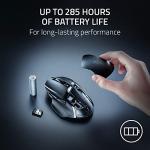 Razer Basilisk V3 X HyperSpeed Customizable Wireless Gaming Mouse: Mechanical Switches Gen-2-5G Advanced 18K Optical Sensor - Chroma RGB 9 Programmable Controls 535 Hr Battery Classic Black