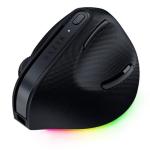 Razer Pro Click V2 Vertical Wireless Mouse: 6 Button Ergonomic Design - One Click AI Prompt - Supports Windows & Mac - Multi Device Connectivity via 2.4GHz, Bluetooth, or USB C Wired Mode - Chroma RGB