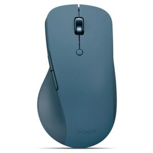 Lenovo Yoga Pro Mouse, Bluetooth, USB-C Rechargable, Dual Mode Bluetooth, 6 Button, Right Handed Design, Ergonomic Design, Programmable Buttons, 2-Way Metal Scroll Wheel, Tidal Teal