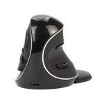 DELUX Wireless Ergonomic Vertical Mouse, Rechargeable Ergo Mouse for large Hands, Slient Click, Removable Wrist Rest, Up to 4000 DPI, 6 Buttons,2.4G Dual Mode, Compatible with Laptop/PC (M618PD-Black)