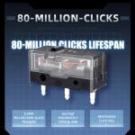 Machenike 8KHz Wireless Gaming Mouse with RGB Charging Dock,26,000 DPI,PAW3395 Sensor,RGB Backlit,6 Programmable Buttons,Long Battery Life,Gaming Mice Compatible with PC, Mac