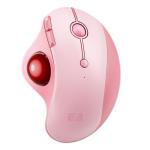 seenda Wireless Trackball Mouse, Bluetooth Ergonomic Rollerball - Rechargeable Multi-Device USB/Bluetooth Connection, Thumb Control Compatible for Mac/Android/Windows Computers, Pink