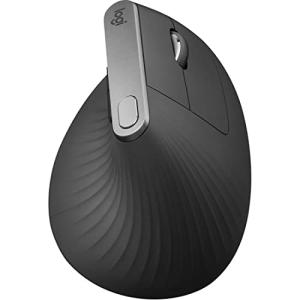 logitech MX Vertical Advanced Ergonomic Mouse, Wireless via Bluetooth or Included USB Receiver (Renewed)