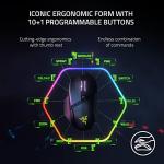 Razer Basilisk V3 Pro Customizable Wireless Gaming Mouse: Fast Optical Switches Gen-3 - HyperScroll Tilt Wheel - Chroma RGB - 11 Programmable Buttons - Focus Pro 30K Optical Sensor - White