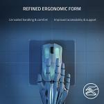 Razer DeathAdder V3 Pro Wireless Gaming Mouse: 64g Lightweight Ergonomic - 30K DPI Optical Sensor - Gen-3 Optical Switches - 8 Programmable Controls - Up to 90 Hr Battery - White