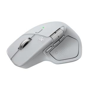 Logitech MX Master 4, Ergonomic Wireless Mouse with Advanced Performance Haptic Feedback, Ultra-Fast Scrolling, USB-C Charging, Bluetooth, Windows, MacOS - Pale Gray