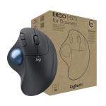 Logitech Ergo M575 Wireless Trackball for Business - Easy Thumb Control, Ergonomic Design, Secured Logi Bolt, Bluetooth, Globally Certified, Windows/Mac/Chrome/Linux - Graphite