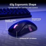 ASUS ROG Keris II Origin Wireless Gaming Mouse – Right-Handed Ergonomic, 65g, Tri-Mode Connectivity, 42K DPI, up to 127Hr Battery, Web-Based Configuration, PC/Mac Support - Black