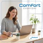 Evoluent – Inventor of The Vertical Mouse – VMC Vertical Ergonomic Mouse Wireless USB/Bluetooth Ergo Design for Right Hand M-L, Sculpted Comfort, 4 Speeds, Copy & Paste Buttons