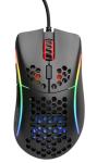 Glorious Model D- (Minus) Wired Gaming Mouse - 61g Superlight Honeycomb Design, RGB, Ergonomic, Pixart 3360 Sensor, Omron Switches, PTFE Feet, 6 Buttons - Matte Black