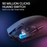 Redragon M916 PRO 3-Mode Wireless Gaming Mouse, 49G Ultra-Light 26K DPI Mouse w/Ergonomic Natural Grip Build, Full Programmable Buttons, Software Supports DIY Keybinds & DPI