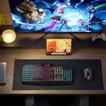 Redragon S101M-KS Gaming Keyboard and Mouse Wireless with Tri-Mode, RGB Keyboard and 4800 DPI Gaming Mouse, 10 Independent Multimedia Keys for Wins, PC, Computer, Wireless S101 Ideal for Gamer