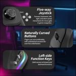 Attoe Gaming Mouse with 5 D Rocker, Wireless Vertical Mouse with [24000 DPI] [12 Programmable Buttons], Computer Mouse for Gamer/PC/E-Sports/Laptop (Black)