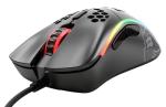 Glorious Model D- (Minus) Wired Gaming Mouse - 61g Superlight Honeycomb Design, RGB, Ergonomic, Pixart 3360 Sensor, Omron Switches, PTFE Feet, 6 Buttons - Matte Black
