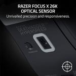 Razer DeathAdder V3 HyperSpeed Wireless Gaming Mouse: 55g Lightweight - USB C Charging - Up to 100 Hr Battery - Advanced 26K Optical Sensor - Gen-3 Optical Switches - 8 Programmable Controls - Black