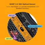 Glorious Gaming - Model D 2 Wireless Ergonomic Mouse, Superlight 66g, up to 210 hr Battery Life, 26K Optical Sensor, 6 Programmable Buttons, 80 Million Clicks, FPS, MMO, MOBA, Battle Royale (Black)