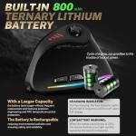 Attoe Gaming Mouse with 5 D Rocker, Wireless Vertical Mouse with [24000 DPI] [12 Programmable Buttons], Computer Mouse for Gamer/PC/E-Sports/Laptop (Black)