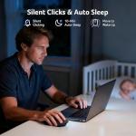 acer Wireless Mouse for Laptop, Bluetooth Computer Mouse for 4 Devices(2.4Ghz+BT 5.2+Wired), OLED Screen Ergonomic Rechargeable Mice, 5 Programmable Buttons, 4000 DPI for MacBook PC Desktop