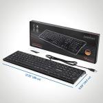 Perixx Periduo-605, Wireless Ergonomic Split Keyboard and Vertical Mouse Combo, Adjustable Palm Rest and Membrane Low Profile Keys, Black, US English Layout (11633)