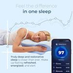 Derila Ergo Cervical Neck Pillow for Sleeping Pillow Contour Memory Foam Pillows for Back, Side Sleeper Pillows 21.25 x 14.17 x 4.72 inches