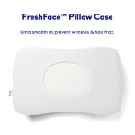 C CUSHION LAB Deep Sleep Pillow, Patented Ergonomic Contour Design for Side & Back Sleepers, Orthopedic Cervical Shape Gently Cradles Head & Provides Neck Support & Shoulder Pain Relief - Calm Grey