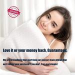 EPABO Contour Memory Foam Pillow Orthopedic Sleeping Pillows, Ergonomic Cervical Pillow for Neck Pain - for Side Sleepers, Back and Stomach Sleepers, Free Pillowcase Included (Firm & Queen)