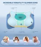 No More Aches Neck Pillow for Pain Relief, Adjustable Cervical Pillow for Neck Support with Armrest, Odorless Ergonomic Butterfly Memory Foam Pillows,Orthopedic Bed Pillow Side Back Stomach Sleeping