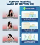 Effective Pain Relief Cervical Neck Pillow for Sleeping, Ergonomic Cooling Side Sleeper Pillow for Neck Support, Orthopedic Odorless Contour Memory Foam Pillows, Bed Pillow for Back Stomach Sleeper