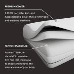 Tempur-Pedic TEMPUR-Ergo Neck Pillow, Medium Profile, White