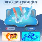 Tuozaiira Cervical Neck Pillows for Sleeping,Contour Memory Foam Pillows for Neck Pain Relief,Cooling Side Sleeper Pillow for Shoulder Neck Support,Ergonomic Bed Pillow for Back Stomach Sleeper,Gifts
