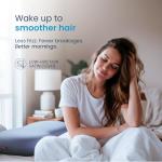 IWS I WANNA SLEEP Ergoblu Cooling Cervical Memory Foam Pillow – Satin-Touch No-Frizz and Anti-Sleep-Line Pillowcase, Orthopedic Neck & Spine Alignment for Back & Stomach Sleepers