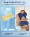 FAIORD Cervical Neck Pillow for Pain Relief, Cooling Excellent Support Side Sleeper Pillow for Adults, Ergonomic Memory Foam Pillows for Sleeping, Contour Neck Pillow for Side Back Stomach Sleepers