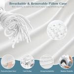 EUHAMS Side Sleeper Pillow - Ergonomic Memory Foam Shoulder Pillow with Arm Holes for Neck,Shoulder & Rotator Cuff Pain Relief-Arm Support Pillows for Adults Ideal for Left & Right Side Sleepers,Grey