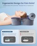 FAIORD Cervical Neck Pillow for Pain Relief, Cooling Excellent Support Side Sleeper Pillow for Adults, Ergonomic Memory Foam Pillows for Sleeping, Contour Neck Pillow for Side Back Stomach Sleepers