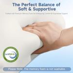 Tuozaiira Cervical Neck Pillows for Sleeping,Contour Memory Foam Pillows for Neck Pain Relief,Cooling Side Sleeper Pillow for Shoulder Neck Support,Ergonomic Bed Pillow for Back Stomach Sleeper,Gifts
