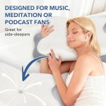 Cervical Pillow for Neck and Shoulder,Contour Memory Foam Pillow,Ergonomic Neck Support Pillow for Side Stomach Back Sleepers with Skin-Friendly Pillowcase