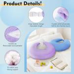 vamorry Gaming Pillow Arm Support Pillow for Bed & Sofa: Ergonomic U-Shaped Lap Pillow with Elbow Rest for Adults & Kids - Reduces Arm Pain & Fatigue During Gaming, Reading, Working & Crocheting