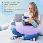 vamorry Gaming Pillow Arm Support Pillow for Bed & Sofa: Ergonomic U-Shaped Lap Pillow with Elbow Rest for Adults & Kids - Reduces Arm Pain & Fatigue During Gaming, Reading, Working & Crocheting