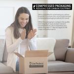 Therapeutica Cervical Orthopedic Foam Pillow - Neck Support Pillow - Great Gift for Side & Back Sleepers - Ergonomic Pillow for Neck Support, Relief, & Spinal Alignment – Average Size, Firm