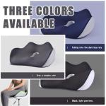 SERENESITZ Orthopedic Seat Cushion, Ergonomic Memory Foam Cushions, Cushions Pad Pillow for Office, Car Seat, Airplane, Sciatica & Back Pain Relief for Long Sitting