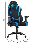 AKRacing Core Series EX-Wide SE Ergonomic Blue Gaming Chair with Wide Seat, 330 Lbs Weight Limit, Rocker and Seat Height Adjustment Mechanisms with 5/10 Warranty