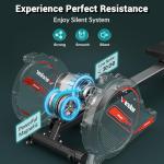 Rowing Machine, WENOKER Magnetic Rower for Home with 350LB Weight Capacity, Whisper Quiet Resistance, LCD Monitor & Tablet Holder, Comfortable Seat Cushion, Compact Space-Saving Design