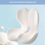 StarAneer Seat Cushion Premium Ergonomic Memory Foam Car & Office Chair Seat Cushion - Orthopedic Lumbar Support for Back Pain Relief, Non-Slip Design for Car, Truck, Home Chair & Office Seat